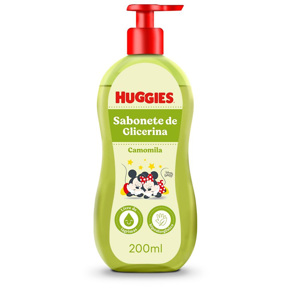 Sabonete Líquido Huggies Hora de Sonhar para Bebê 200ml em Oferta na Shopee