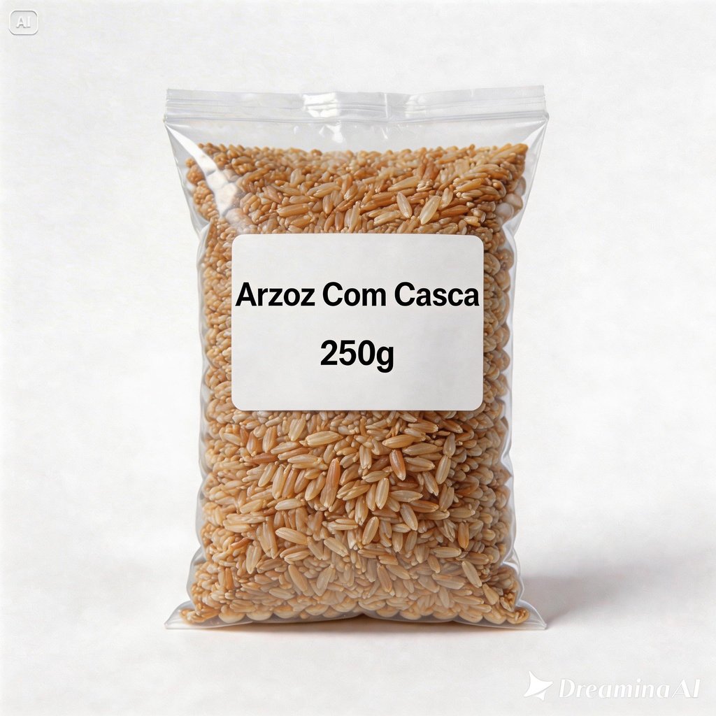 Arroz com Casca Natural Grão Integral