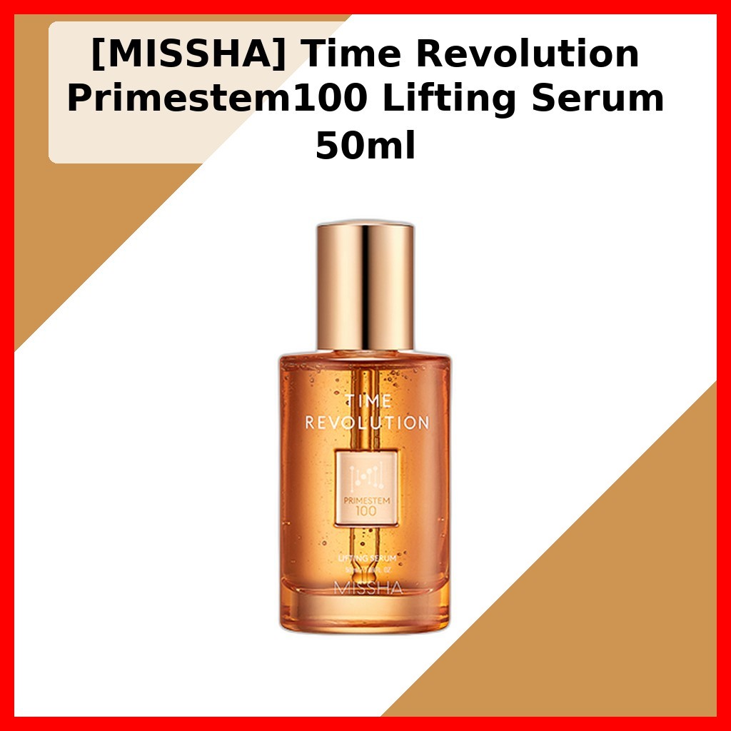 [MISSHA] Soro Lifting Time Revolution Primestem100 50ml/Coreano/Efeito Firmador Da Bloom Coreia .