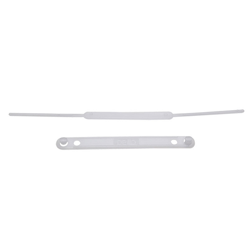 Grampo e mola plástico branco com 50 unidades Dello em Oferta na Shopee