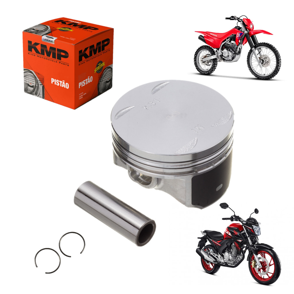 Pistão Cb 250f Twister Crf 250f Std 0.25 0.50 0.75 1.00 Kmp