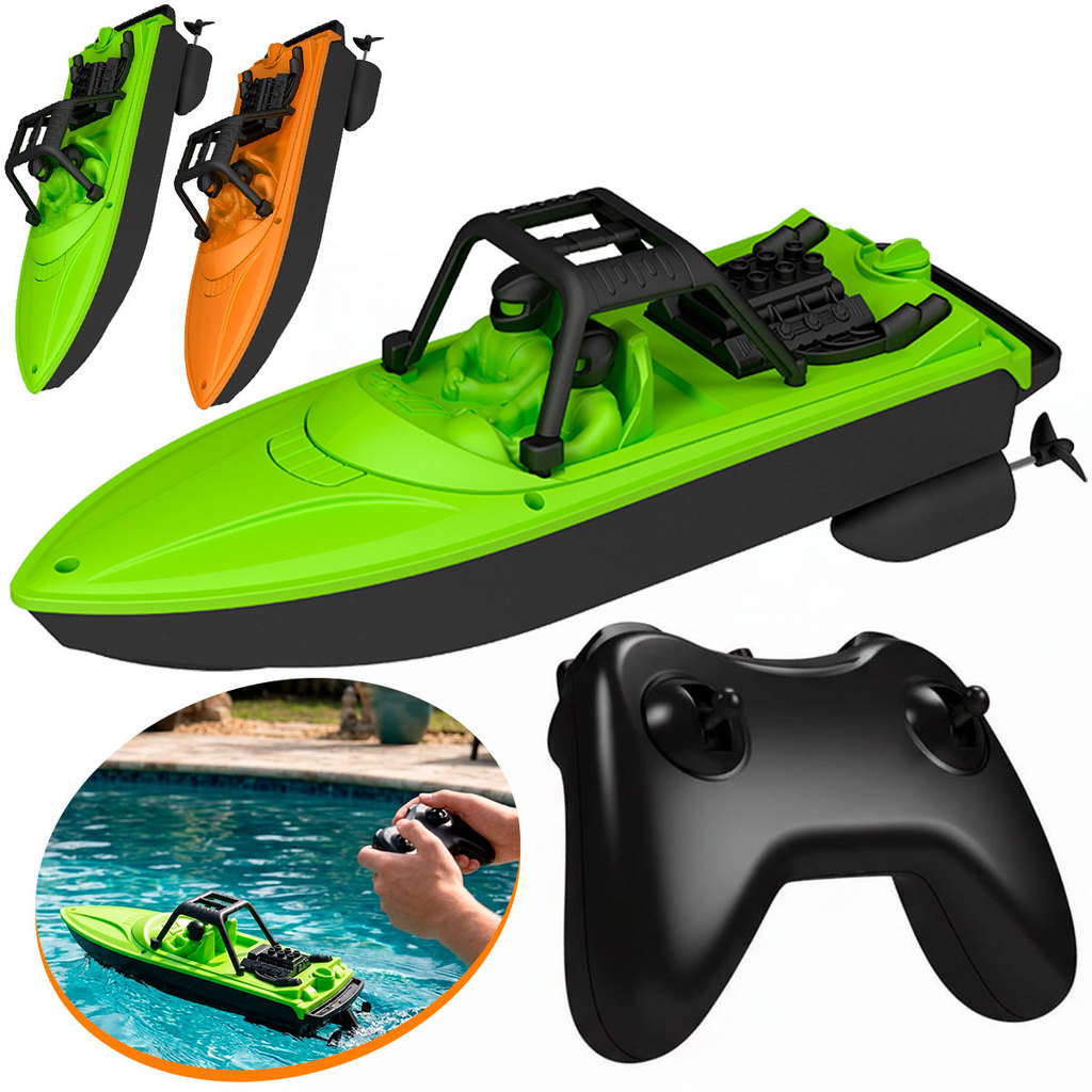 Lancha Barco Controle Remoto Infantil Brinquedo Piscina Recarregável Água Zoop Toys