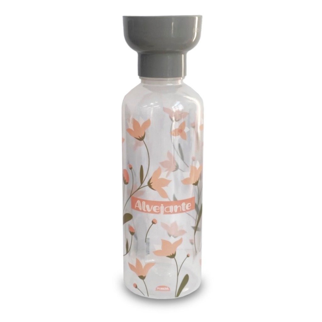 Porta Alvejante Sabão Liquido Amaciante Tampa Dosadora em Plástico Lavanderia 970ml Plasútil