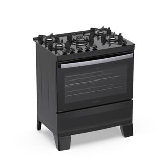 Fogão 5 Bocas Atlas Agile Up com Mesa de Vidro A Gás Bivolt em Oferta na Shopee