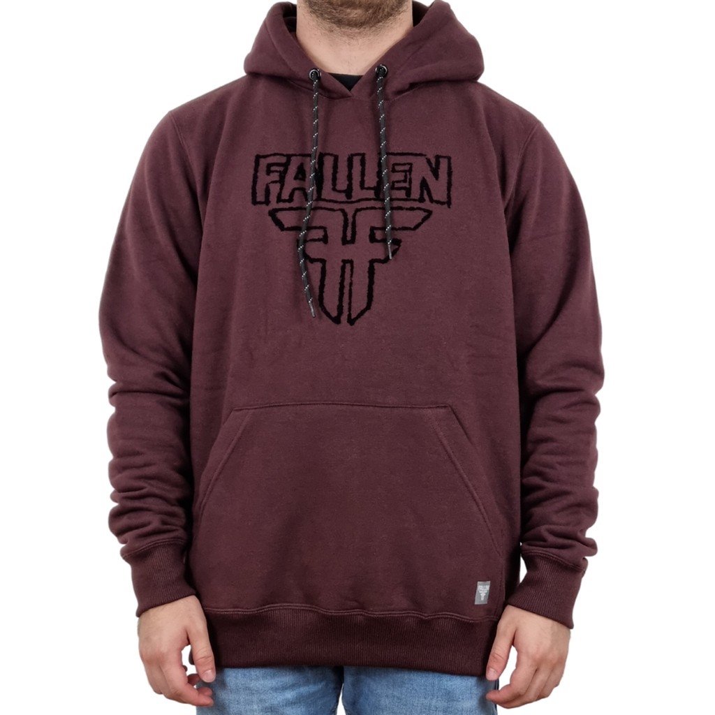 Moletom Fallen Flocado Vinho
