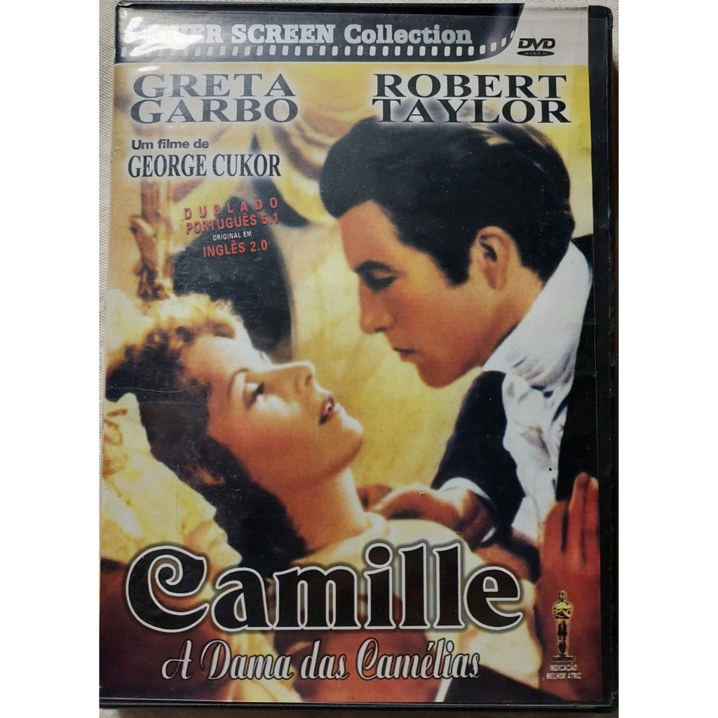 DVD Filme A Dama Das Camélias - George Cuckor 1936 Greta Garbo
