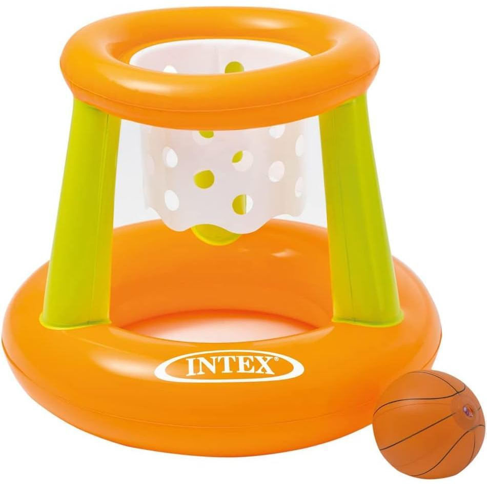 Jogo de Basquete Flutuante Intex, Cores Podem Variar
