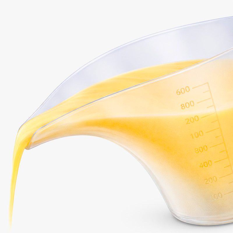 Jarra Funil Graduada 800ml Medidor Com Bico Dosador Alça Cozinha Primax Transparente · foto 2