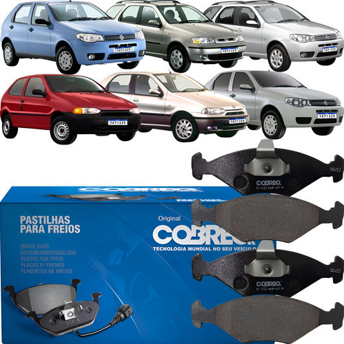 Pastilha Freio Dianteira Cobreq Palio 1998 A 2009