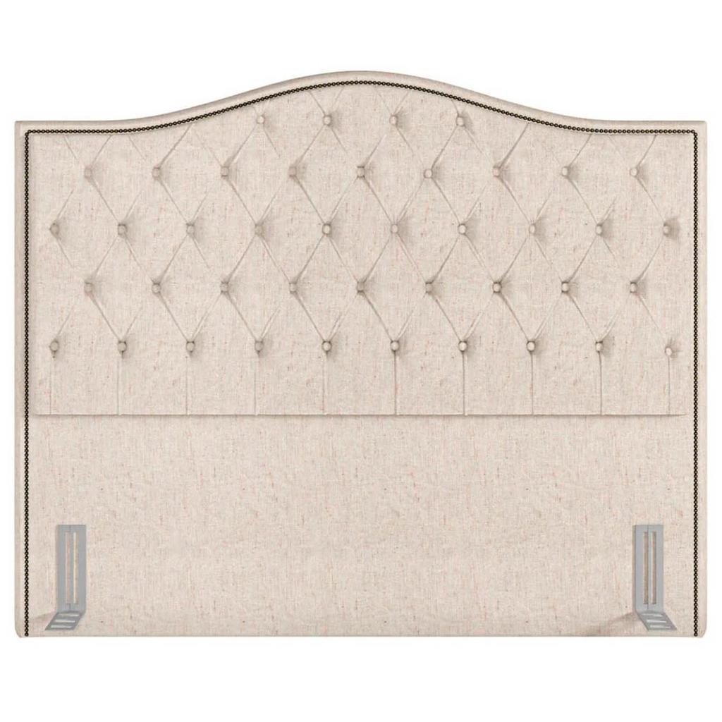 Cabeceira Cama Box Casal Queen 160cm Siena P02 Linho Cru - Mpozenato