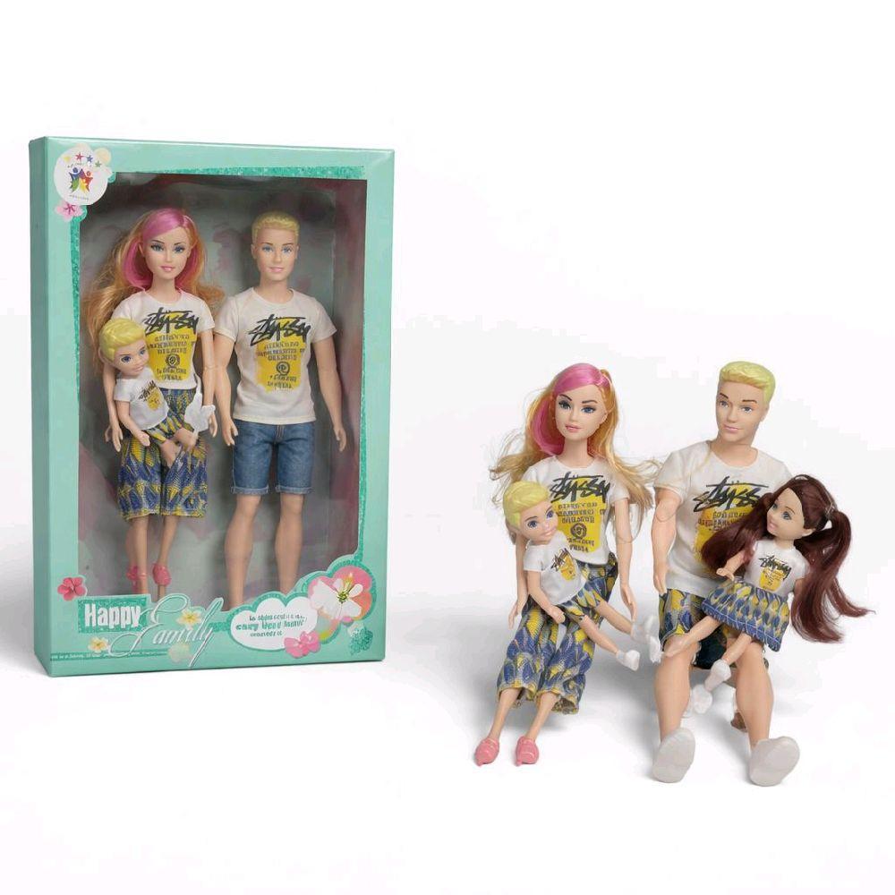 Bonecos Família Feliz Casal – Brinquedo Infantil