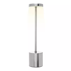 Luminária de Mesa Led 3 Tons Usb Wolff Cosmos Prateada