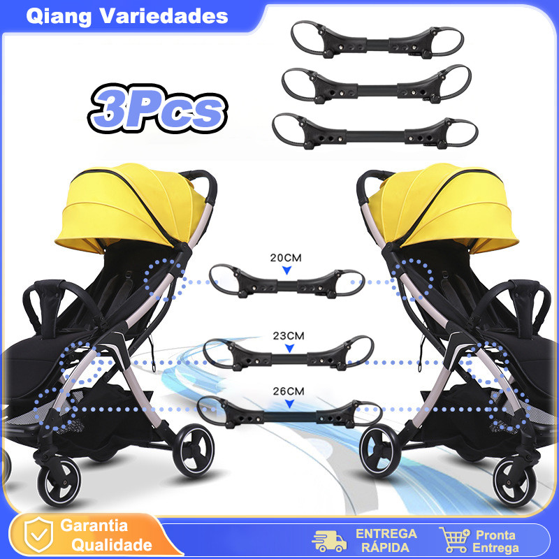 3 Pçs Duplo Carrinho De Bebê Conector Juntas Universais Infantil Cinta Linker Gancho