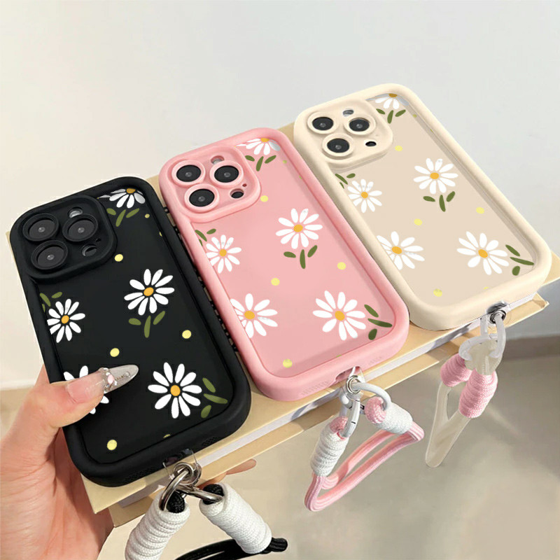 Capinha Capa Para Redmi A2 A3 A5 8 10C 12 13 15 POCO M3 X4 PRO Xiaomi 11 lite Silicone À Prova de Choque Girassol