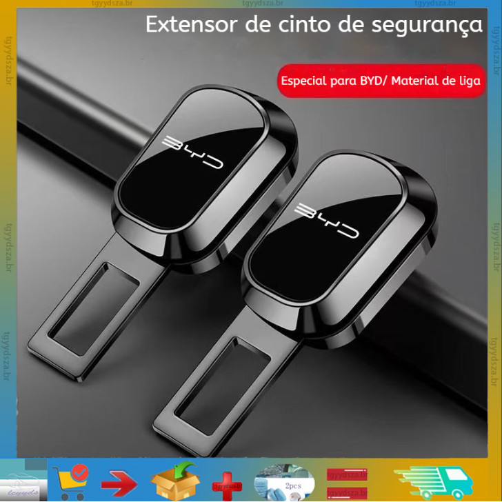 Adequado Para Todos Os Modelos BYD : Clipes De Fivela De Cinto De Segurança De Liga De Zinco De metal , Plugues Carro ,