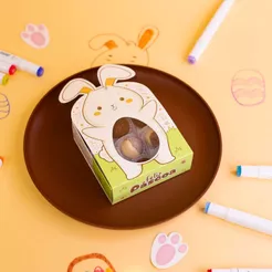 20 CAIXA 9 DOCES PÁSCOA C/ VISOR GAVETA- PASCOA COLORIR 5878 ( IDEIA PÁSCOA 2026 )