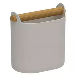 Porta Utensílios Ou Lume Alça Bambu Mesa Posta Prático