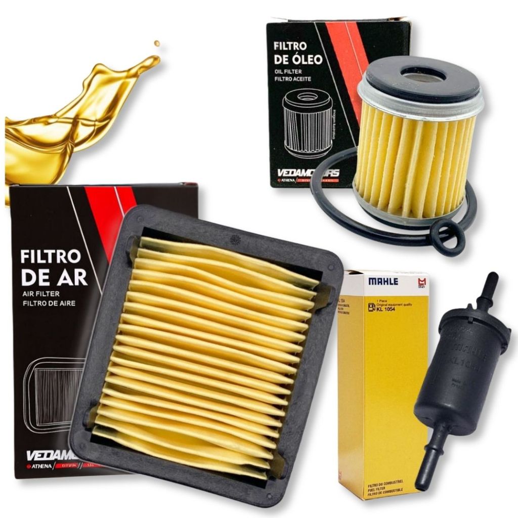 Kit de Filtros Lander 250 2016-2026 (Filtro de Ar + Filtro de Óleo + Filtro de Combustível) em Oferta na Shopee