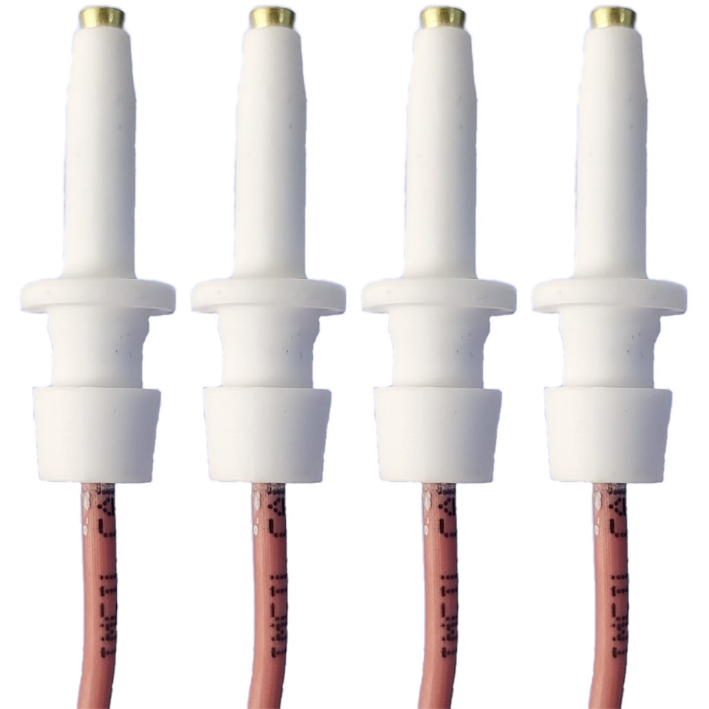 kit 4 velas + 4 molas polo grosso para fogao continental mabe luna