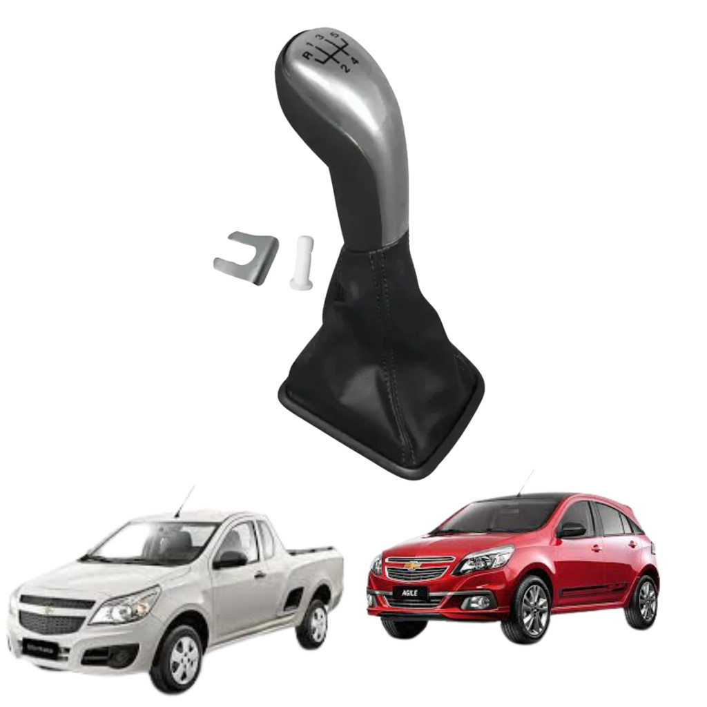 Alavanca Marcha Trambulador Prata Agile Nova Montana 2011 Até 2014 em Oferta na Shopee