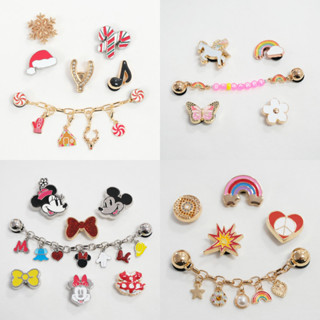Miss Zoe Jibtz Disney Metal Mickey Mouse Acessórios Para Pés Arco-Íris Série Natal De em Oferta na Shopee