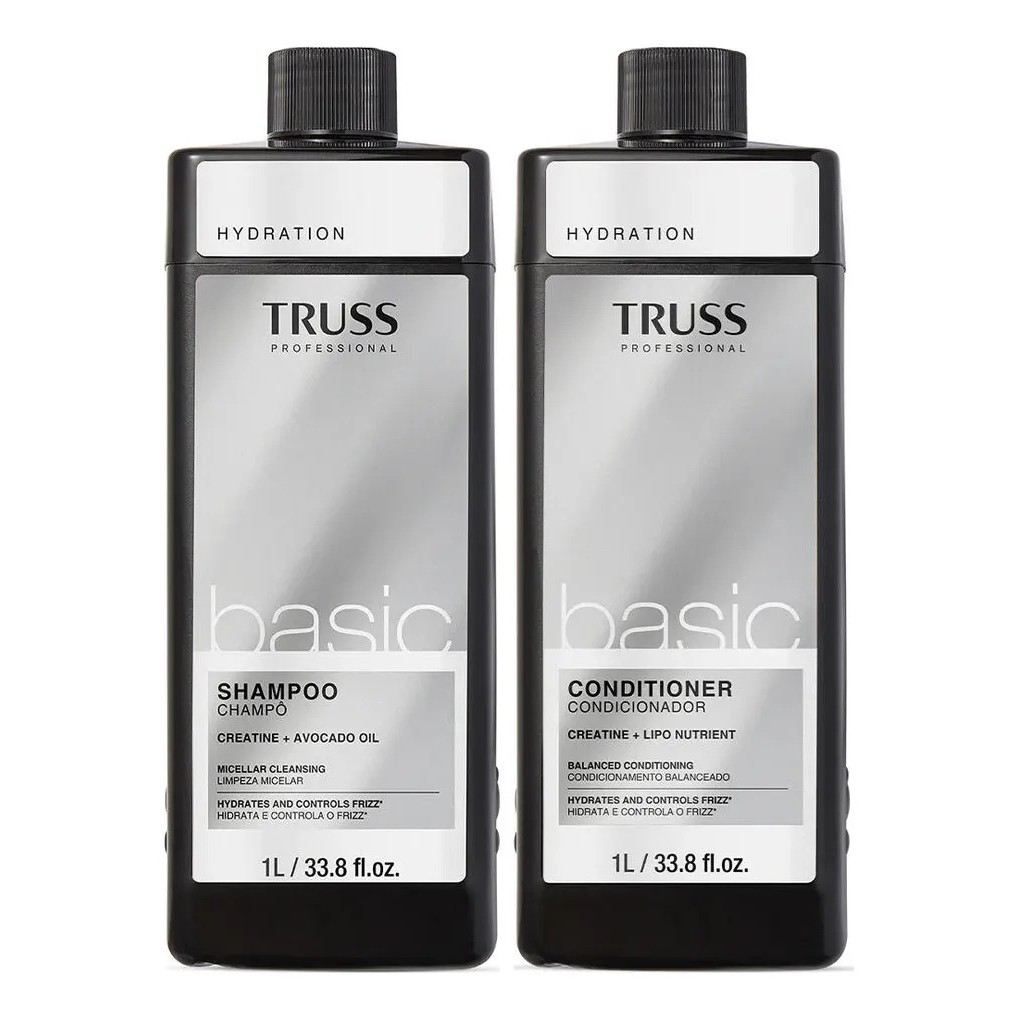 Truss Basic Kit Shampoo E Condicionador 1l em Oferta na Shopee