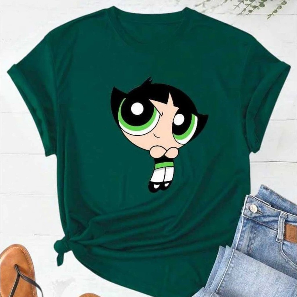 Camiseta Algodão Super Poderosas Docinho Lindinha Florzinha Edição limitada infantil ao G3 plus size