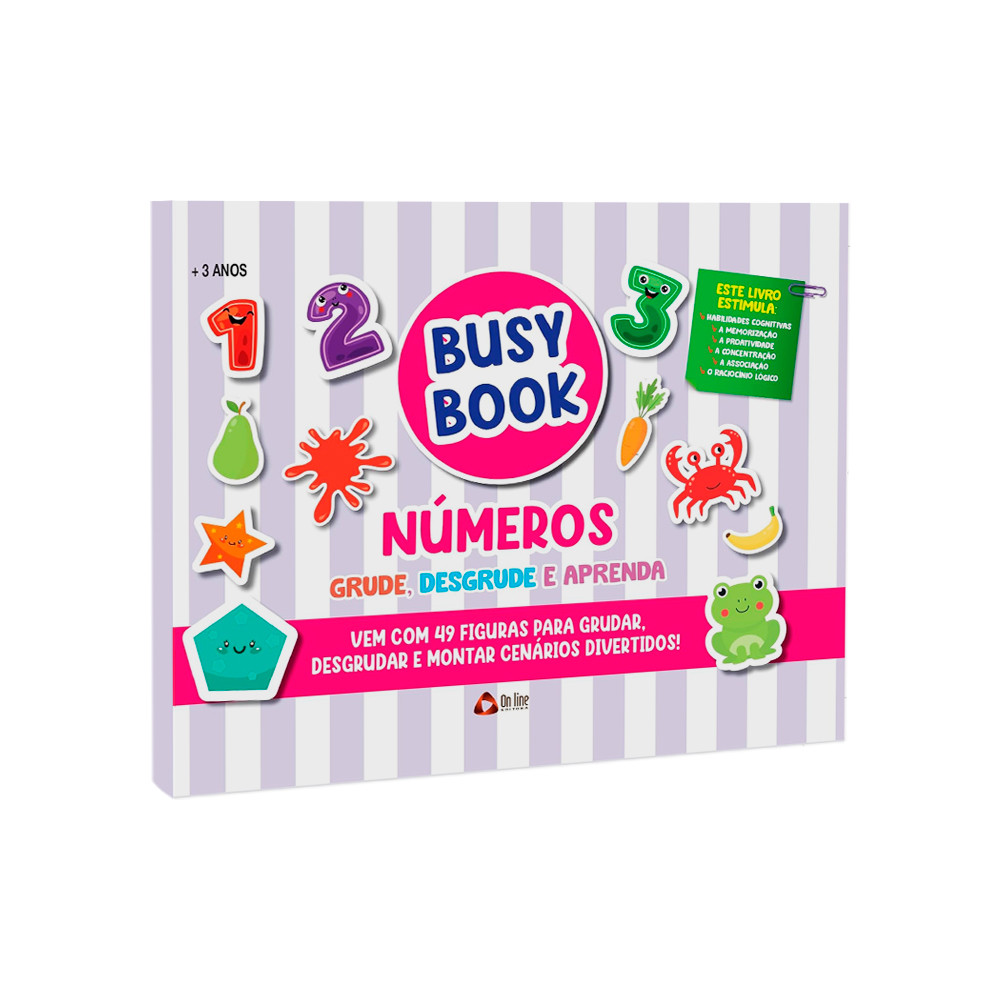 Busy Book Numeros | Grude Desgrude e Aprenda em Oferta na Shopee