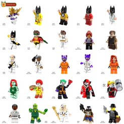 Crianças brinquedos blocos de construção educacionais presentes de aniversário palhaço decoração morcego