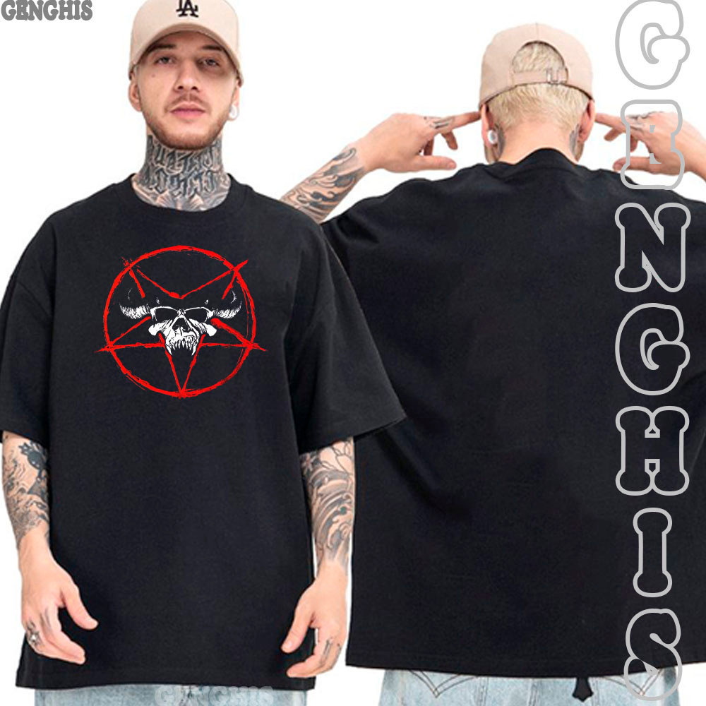 Camiseta Danzig Banda De Rock Glenn Heavy Metal Diversas Estampas Algodão Camisa Basica e Oversized Unissex