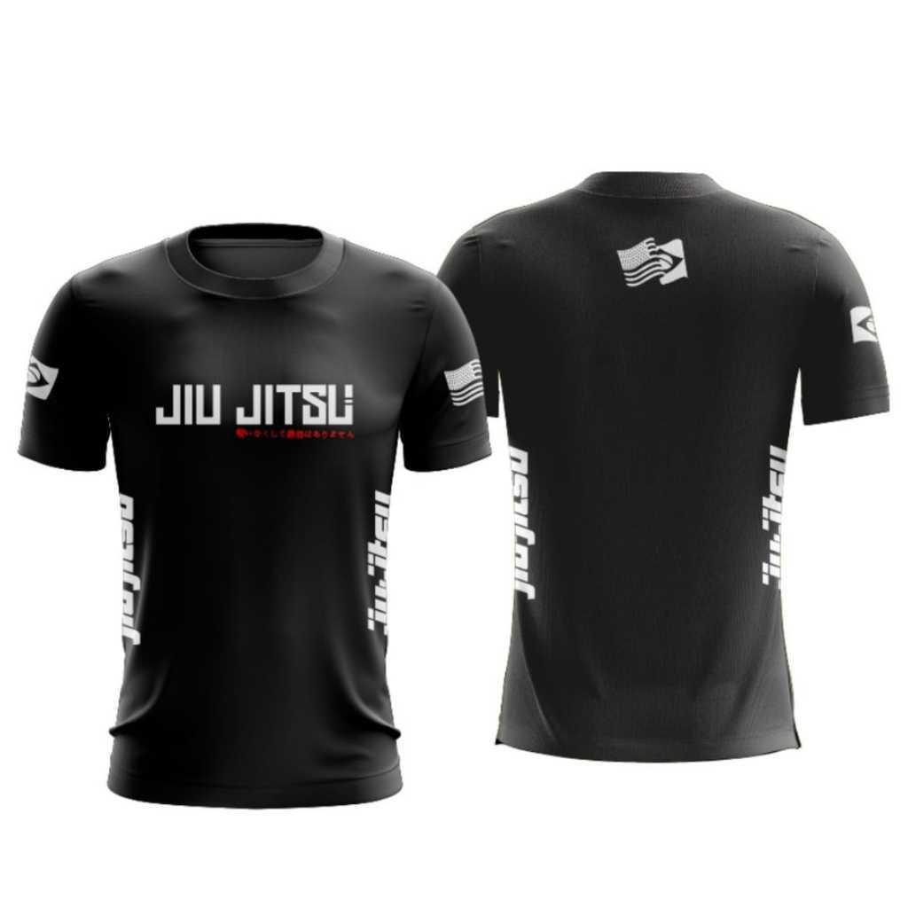Camisa Camiseta  Jiu - Jitsu  Competidor  Ufc DryFit Combat 100% Poliéster Luta Gym Leve Esporte