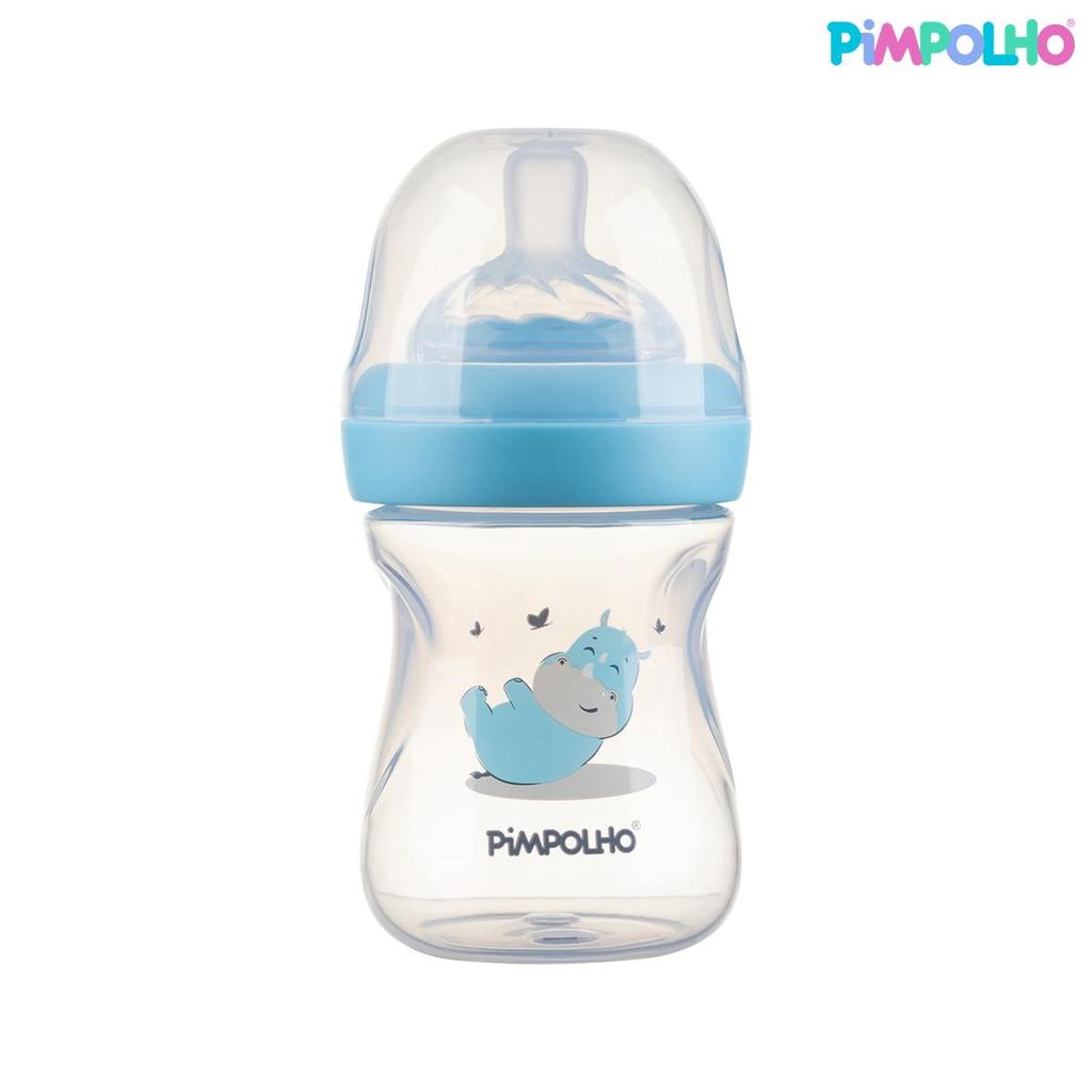 Mamadeira Serena Rino Azul Pimpolho Antirefluxo BPA Free em Oferta na Shopee