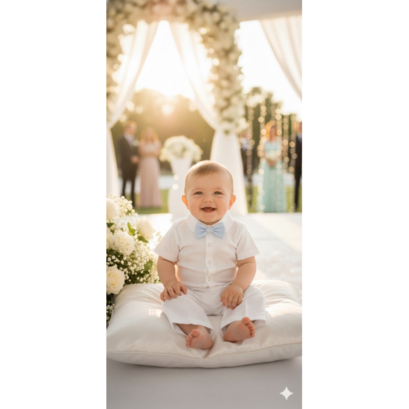 Conjuto Ravi - para Batizado- casamento-aniversário