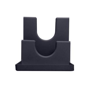 Descanso para Tampas e Utensílios Lyor de Bambu e PP Preto em Oferta na Shopee