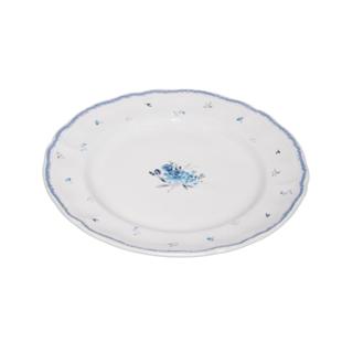 Prato para Sobremesa Wolff Florescer 21,5cm Azul Cerâmica em Oferta na Shopee