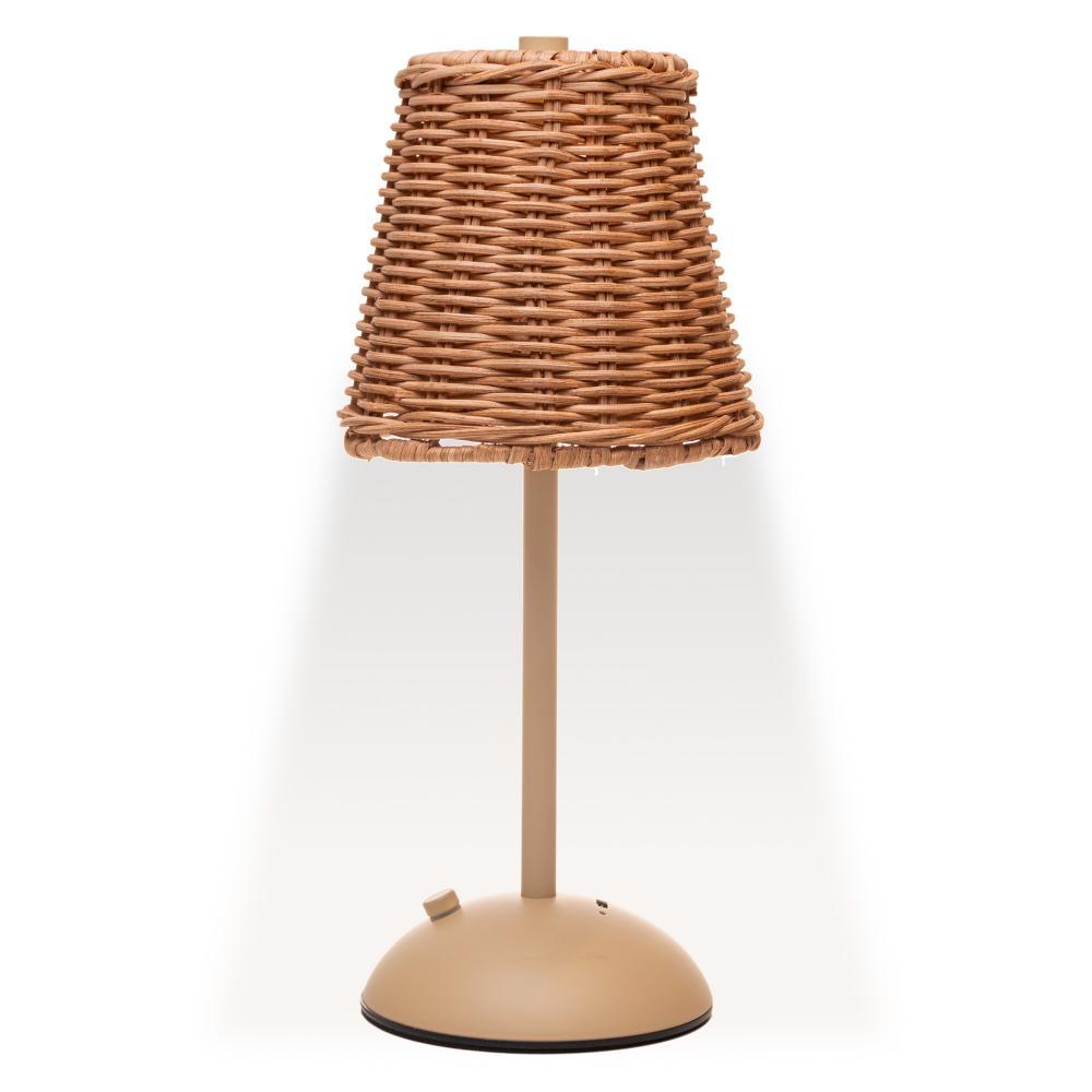 Luminária de Mesa Led 3 Tons Usb Moana Bege Metal em Oferta na Shopee