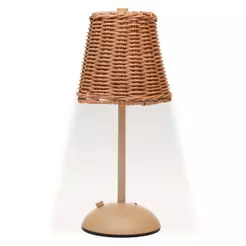 Luminária de Mesa Led 3 Tons Usb Moana Bege Metal