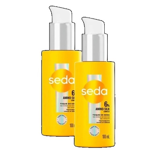 kit 2 Leave In Sérum Seda 6% Amino Silk Toque De Seda 100ml