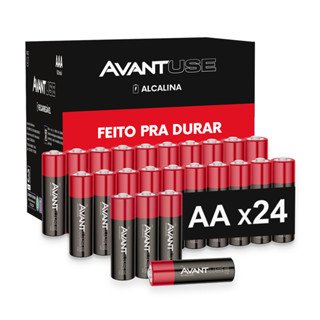kit 24 Pilhas Alcalina Pequena AA 1.5v 2A Cod: 408000017-12 Avant Use em Oferta na Shopee