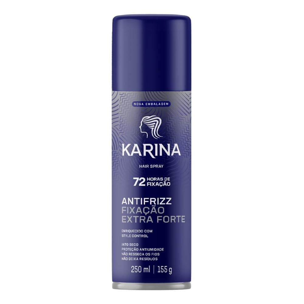Hair Spray Karina Fixação Extra Forte 250ml em Oferta na Shopee