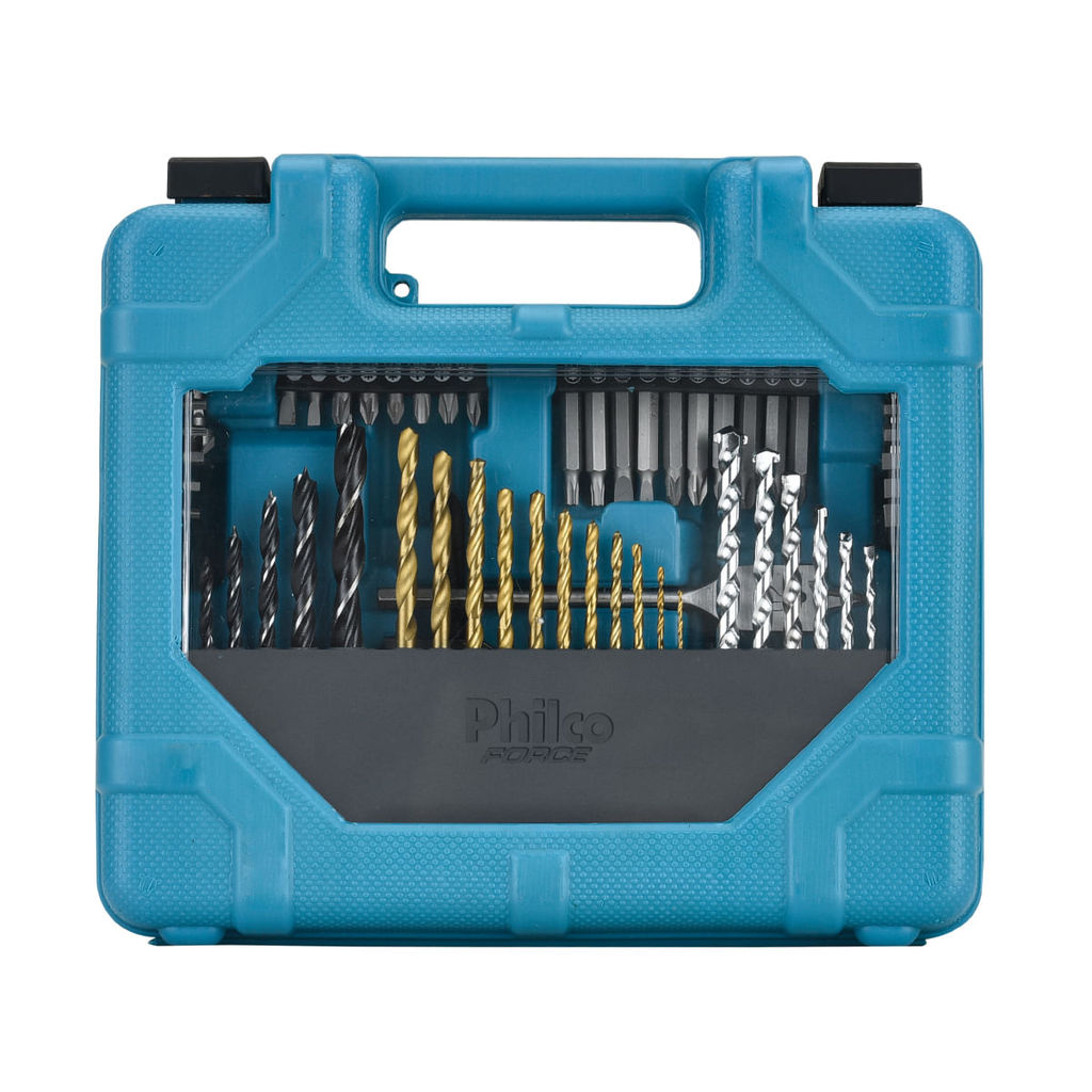 Kit de Ferramentas Philco PKF01 70 acessórios + Maleta em Oferta na Shopee
