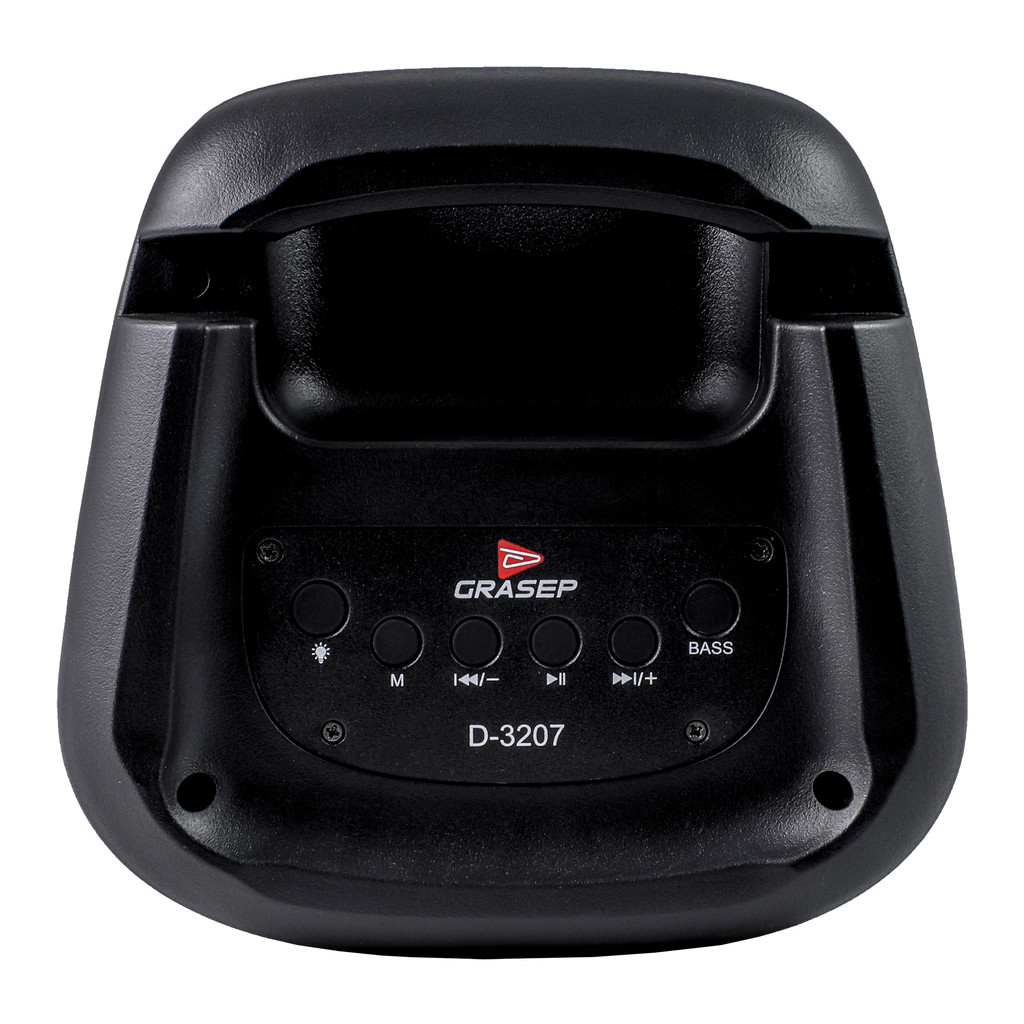 Caixa de Som Bluetooth LED RGB PartyBox Wireless Subwoofer Karaokê Com Microfone — foto 3