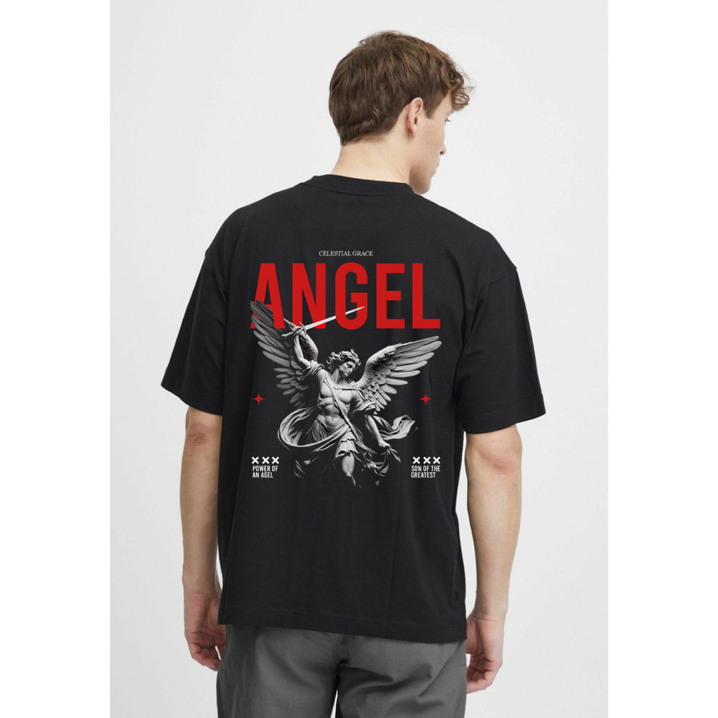 Camiseta Camisa Angel Celestial Grace Dark Art Streetwear