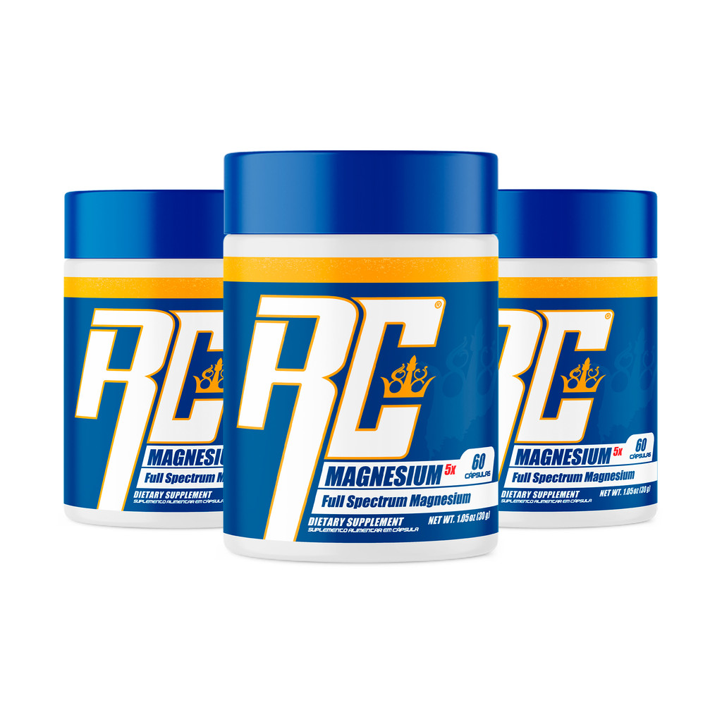 Combo Kit Com 3 Pote Magnésio 180 Caps Ronnie Coleman 1000mg