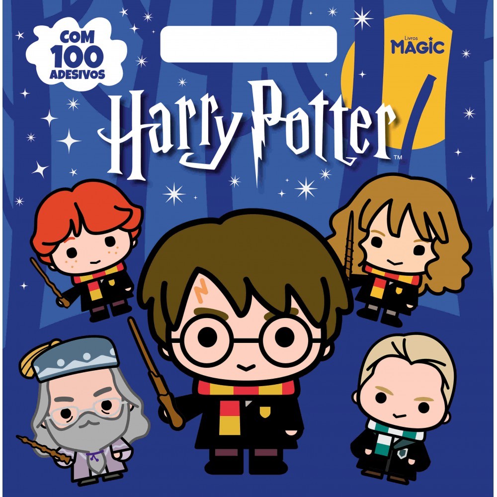 Harry Potter - Colorir com alça e 100 adesivos