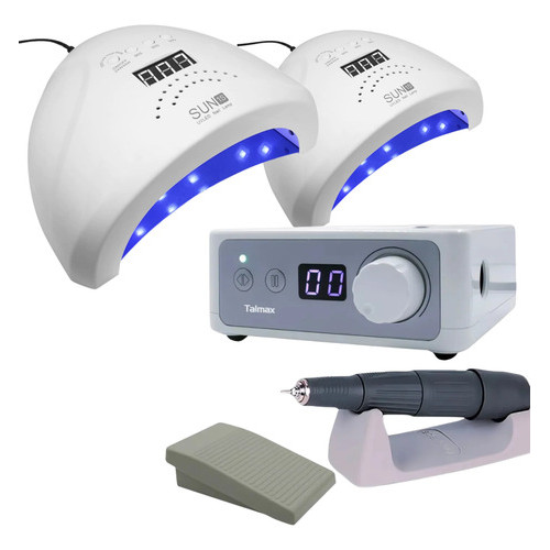Motor Marathon Podologia Manicure Nail Design De Unha De Gel Branco Bivolt