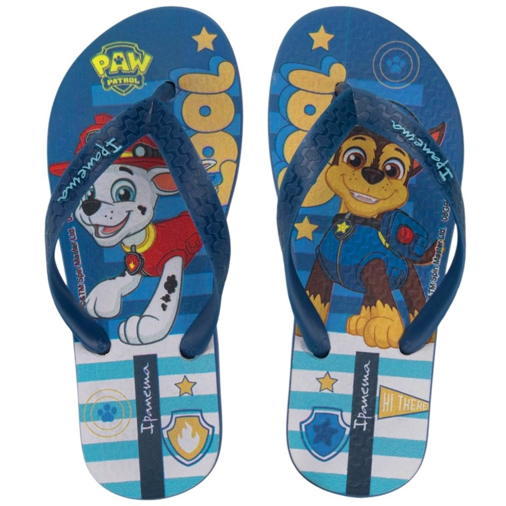 Chinelo Infantil Menino de Dedo Patrulha Canina Ipanema Kids