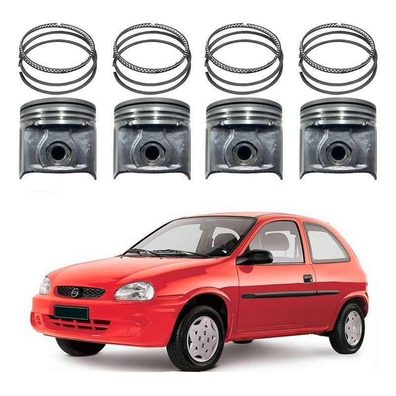 Jogo Pistao Com Aneis 050 Corsa 1.0 1997 A 2005