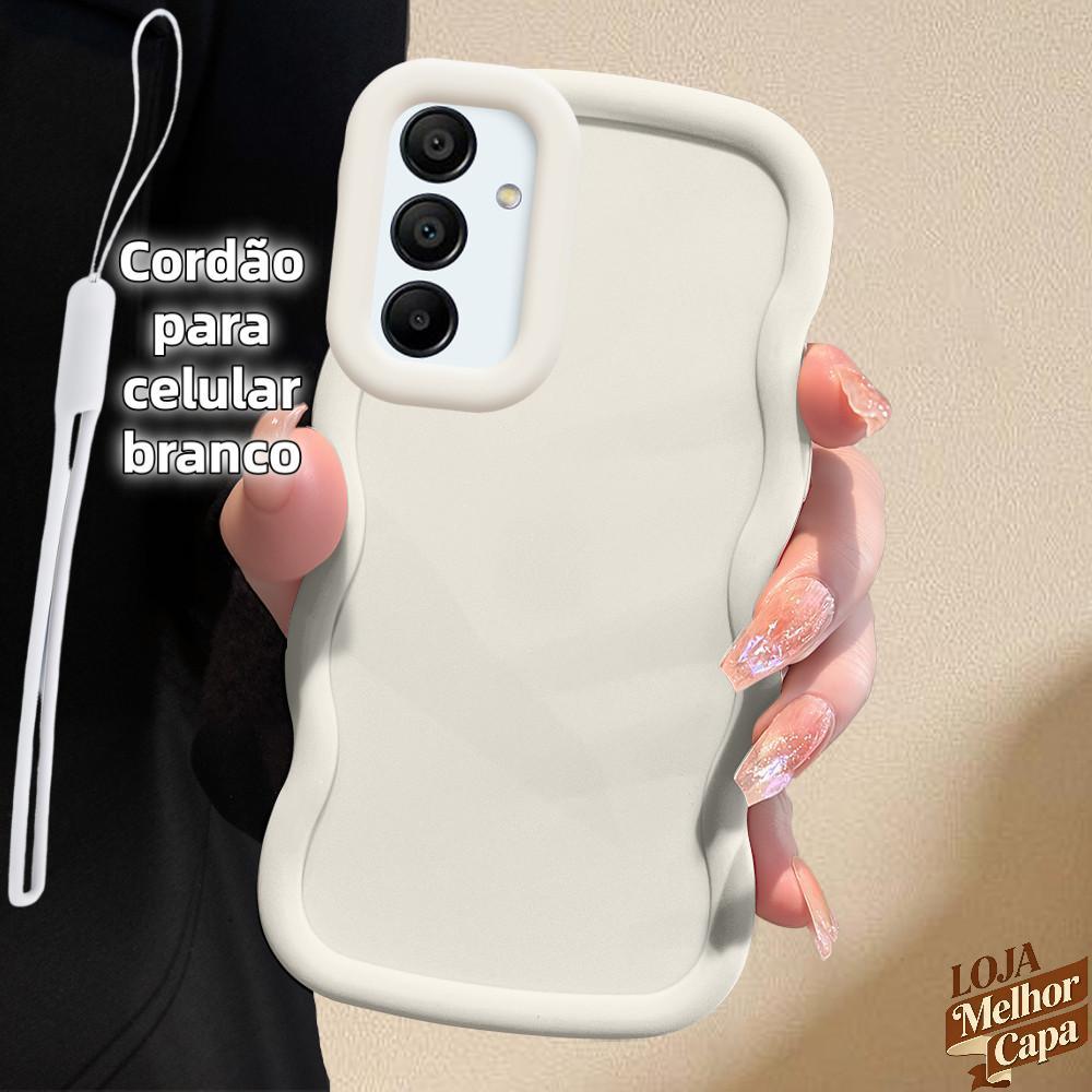 Capinha Silicone Macia Capa Líquido Telefone Para Samsung Galaxy A15 4G 5G Capas Celular À Prova De Quedas Case 0000 MKL
