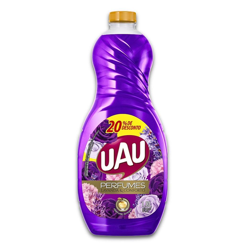 Limpador Perfumado 1,8L UAU Lavanda e Conforto Promo em Oferta na Shopee